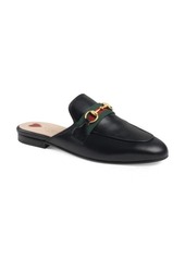 Gucci Princetown Mule in Black/Green/Red at Nordstrom