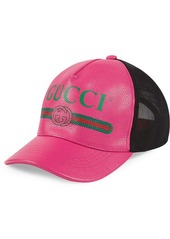 Gucci logo print baseball cap