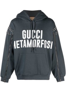 GUCCI Printed cotton hoodie