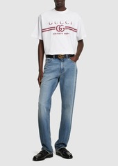 Gucci Printed Cotton Jersey T-shirt