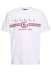 Gucci Printed Cotton Jersey T-shirt