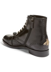 gucci wingtip boots