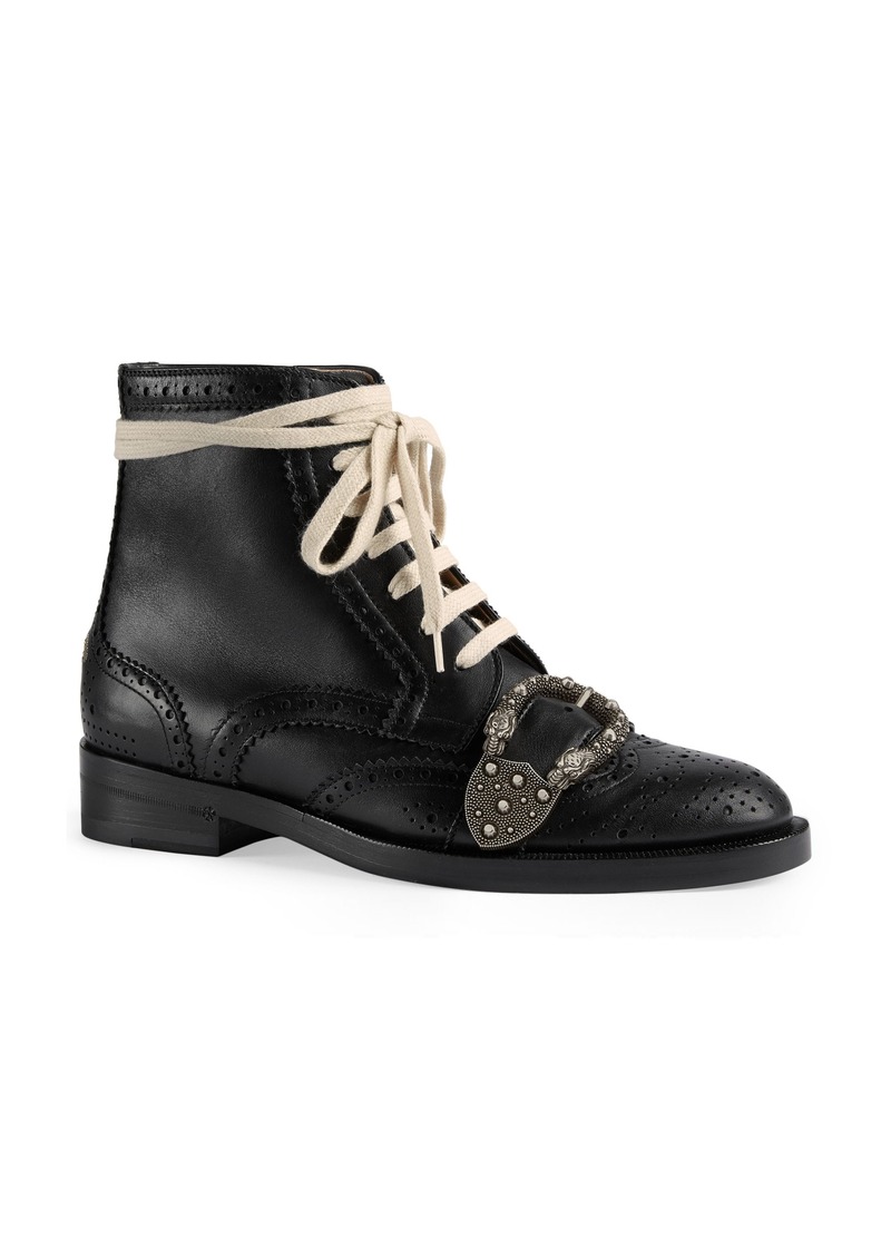 Gucci Gucci Queercore Combat Boot (Women) | Shoes