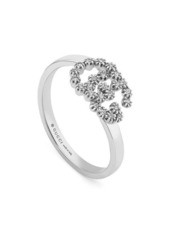 Gucci Running GG Diamond Ring in White Gold/Diamond at Nordstrom