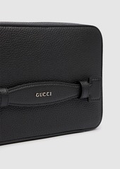 Gucci Script Leather Crossbody Bag