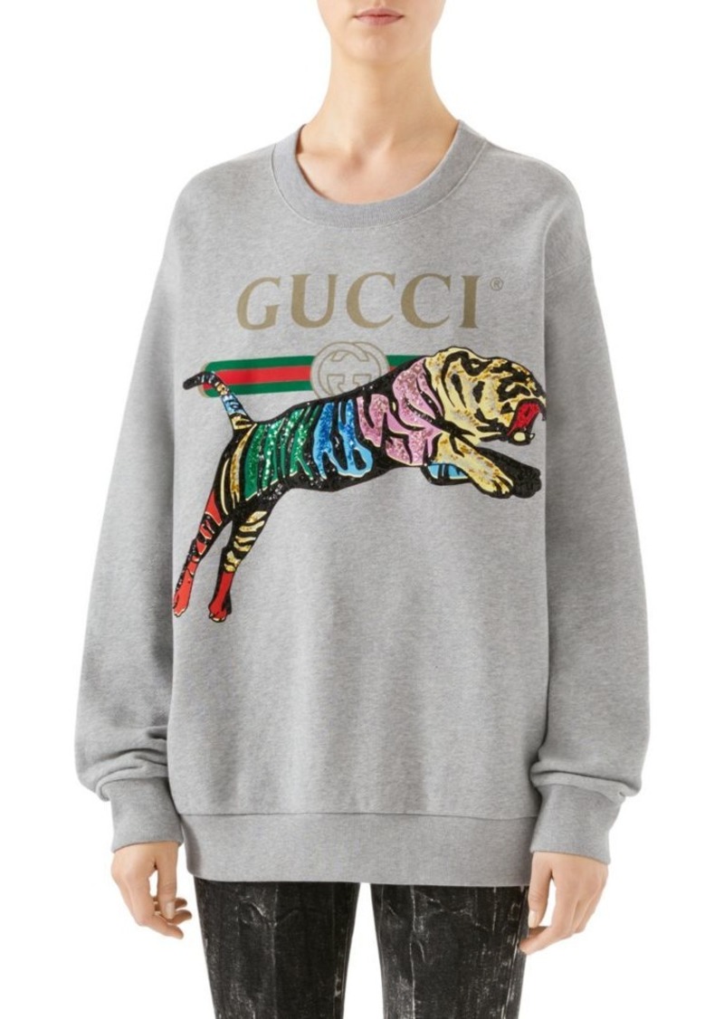 gucci tiger sweatshirt