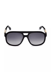 Gucci Sign 58MM Pilot Sunglasses