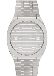 Gucci Silver & Gold 34mm 25H Watch