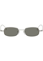 Gucci Silver Rectangular Sunglasses