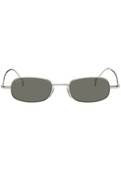 Gucci Silver Rectangular Sunglasses