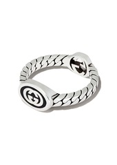 Gucci sterling silver Interlocking ring