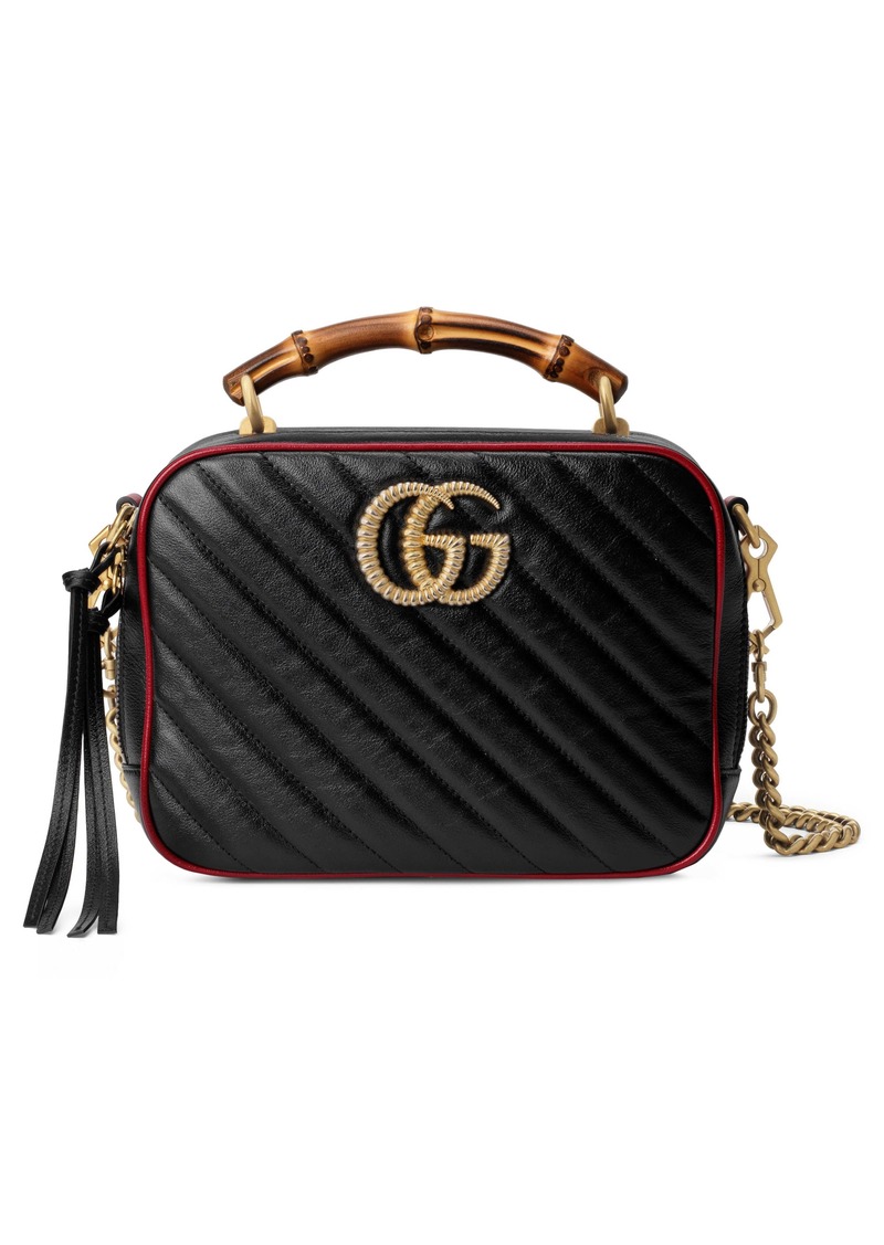 gucci small quilted leather shoulder bag