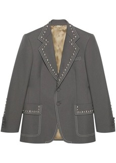 GUCCI Studded single-breasted jacket
