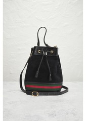 Gucci Suede Leather Bucket Bag