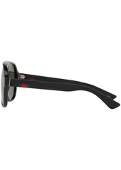 Gucci Sunglasses, GG0009S - BLACK/GREEN