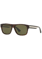 Gucci Sunglasses, GG0341S - TORTOISE / GREEN