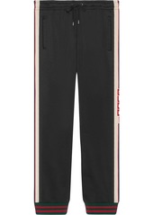 Gucci technical jersey track pants