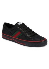 Gucci Tennis 1977 Off the Grid Low Top Sneaker in Black/Green/Red at Nordstrom