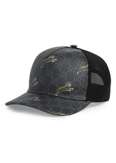 tiger print gucci cap