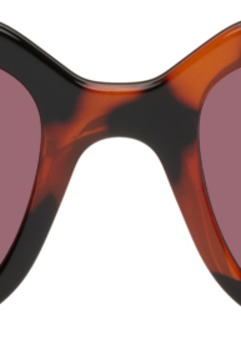 Gucci Tortoiseshell Rectangular Sunglasses