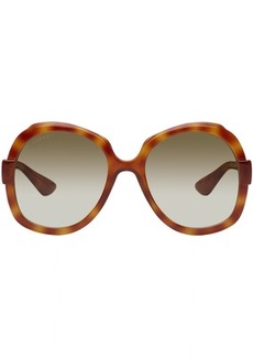 Gucci Tortoiseshell Round Frame Sunglasses