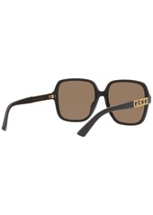 Gucci Unisex Polarized Sunglasses, GG1189S - Silver-Tone