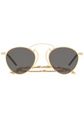 Gucci Unisex Sunglasses, GG1034S48 - Gold-Tone
