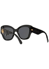 Gucci Unisex Sunglasses, GG0808S - Shiny Black