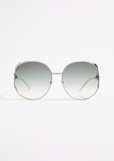 Gucci Urban Folk Oval Sunglasses