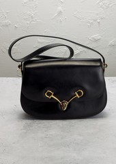 Gucci Vintage Leather Horsebit Shoulder Bag