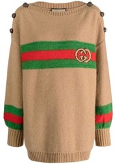 GUCCI Web detail wool top