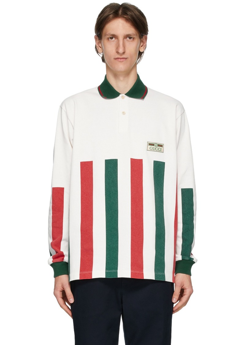 Gucci Gucci Web Striped Sleeve Polo | Tops