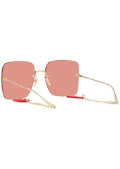 Gucci Women's Sunglasses, GC001887 - Gold-Tone Shiny