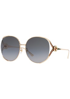 Gucci Women's Sunglasses, GG0225S - Gold-Tone Clear
