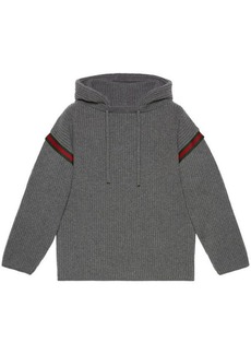 GUCCI Wool and cashmere blend hoodie