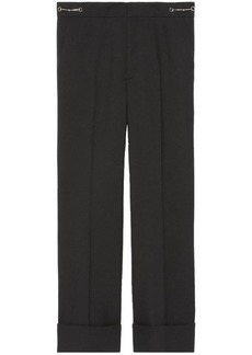 GUCCI Wool cropped trousers