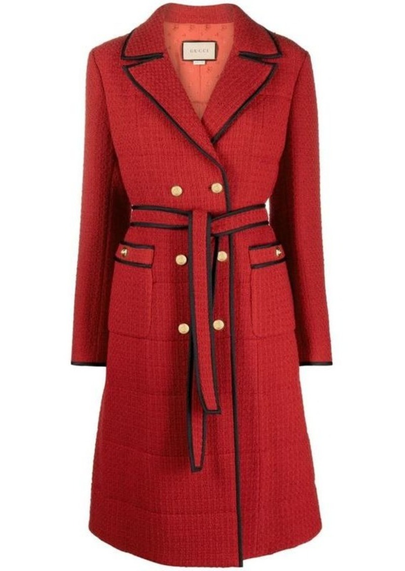 GUCCI Wool doulbe-breasted coat
