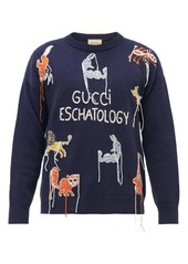 Gucci X Freya Hartas Eschatology wool sweater