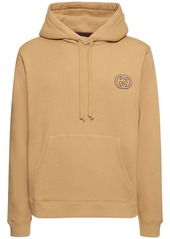 Gucci Heavy Felted Cotton Jersey Hoodie