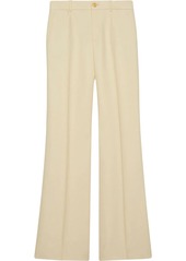 Gucci high-waisted flared trousers