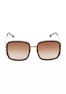 Gucci Horsebit 58MM Square Sunglasses