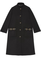 Gucci Horsebit-detail single-breasted coat