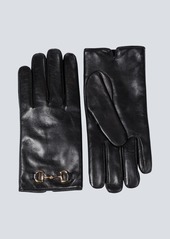 Gucci Horsebit leather gloves