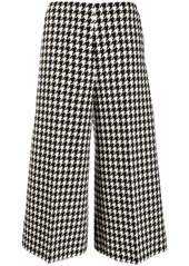 Gucci houndstooth print cropped trousers