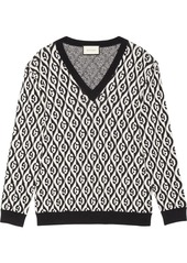 Gucci jacquard G motif knit jumper