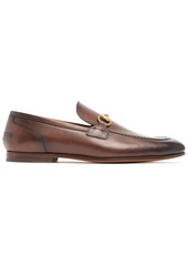 Gucci Jordaan Horsebit Leather Loafers