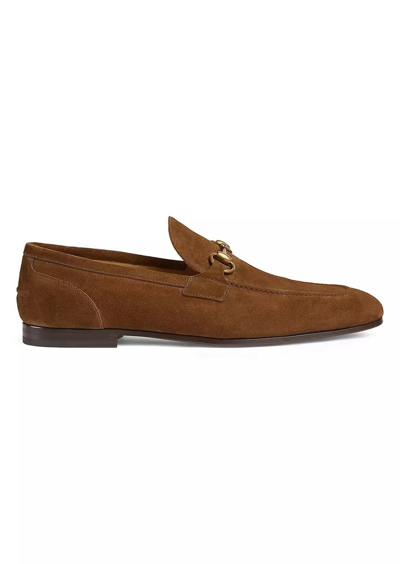 Gucci Jordaan Suede Loafers