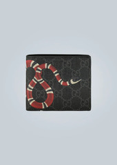 Gucci Kingsnake print GG Supreme wallet