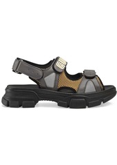 Gucci Leather and mesh sandals