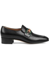 Gucci leather loafers with GG Horsebit